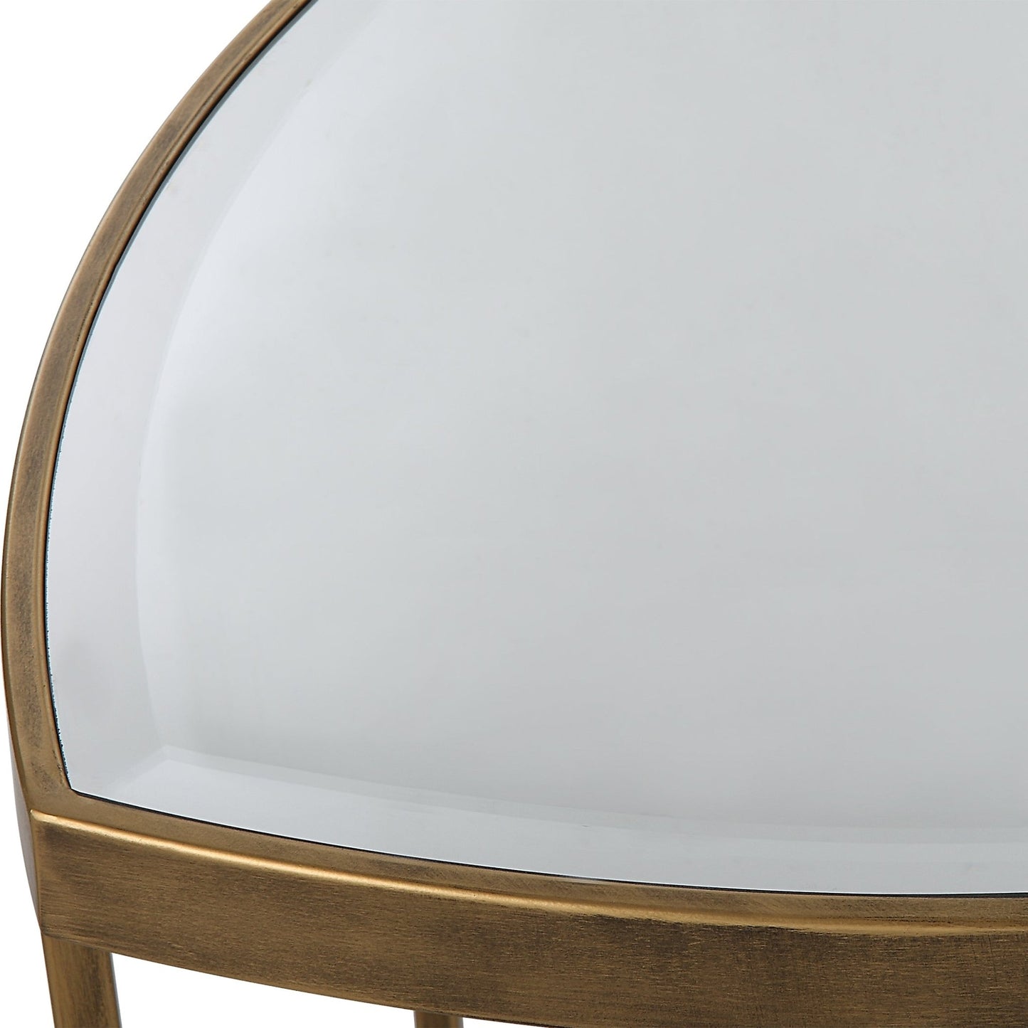 Vista Gold Nesting Tables, Set Of 2.