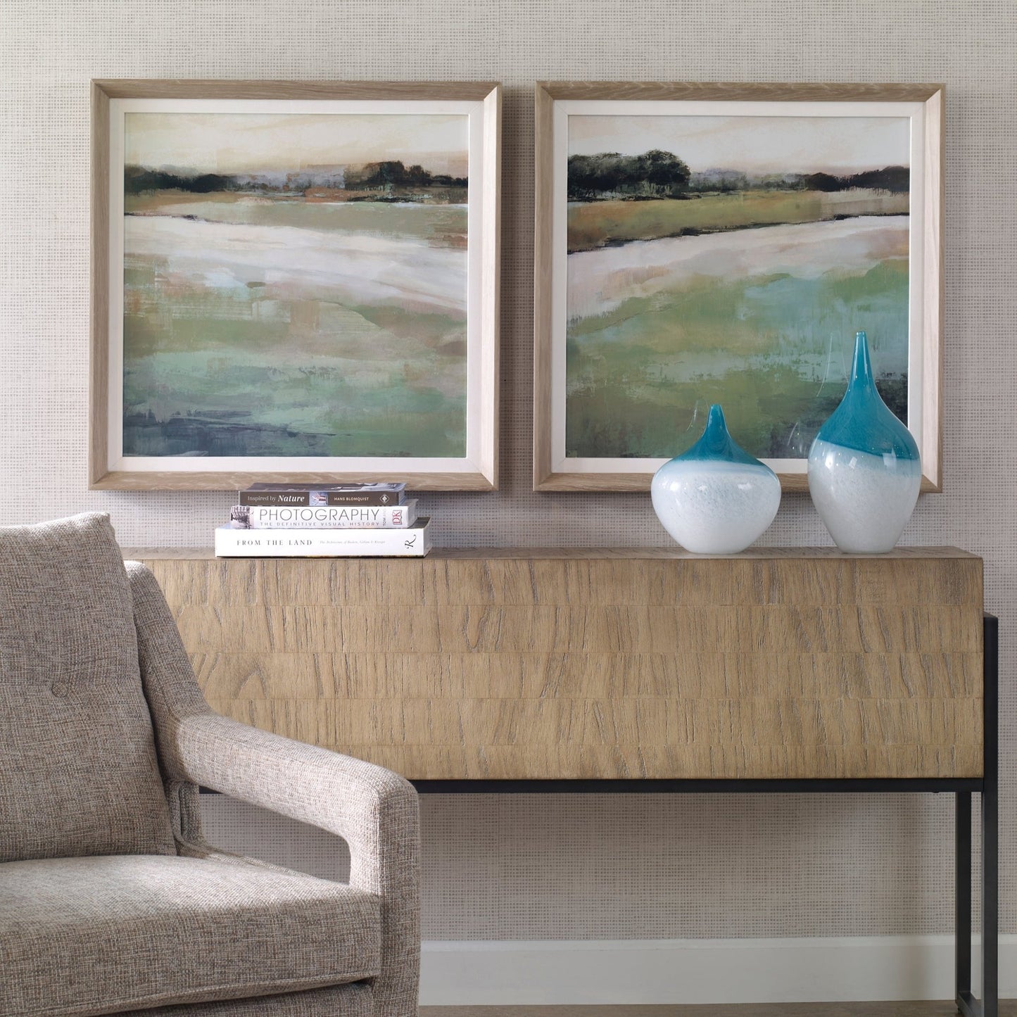 Vivid Vista Framed Prints, Set/2.