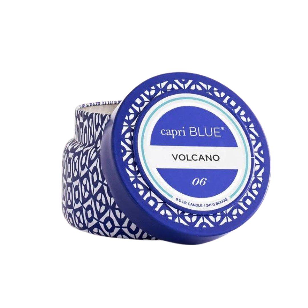 Volcano Printed Travel Tin.