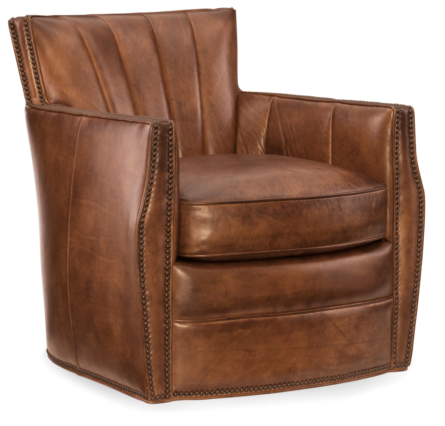 Carson Swivel Club Chair - Checkmate Rook.