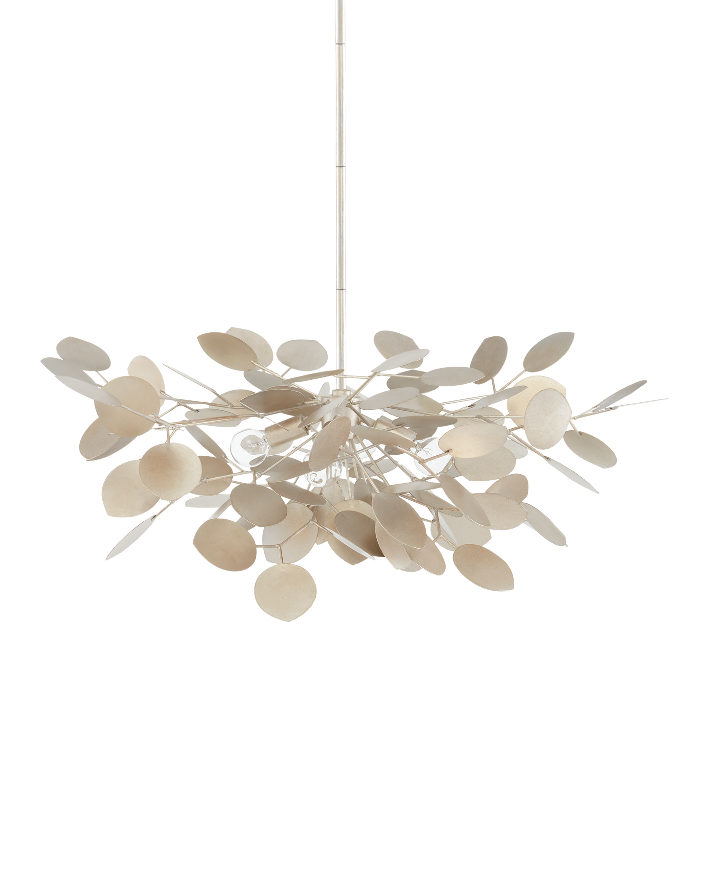 Lunaria Small Silver Chandelier.