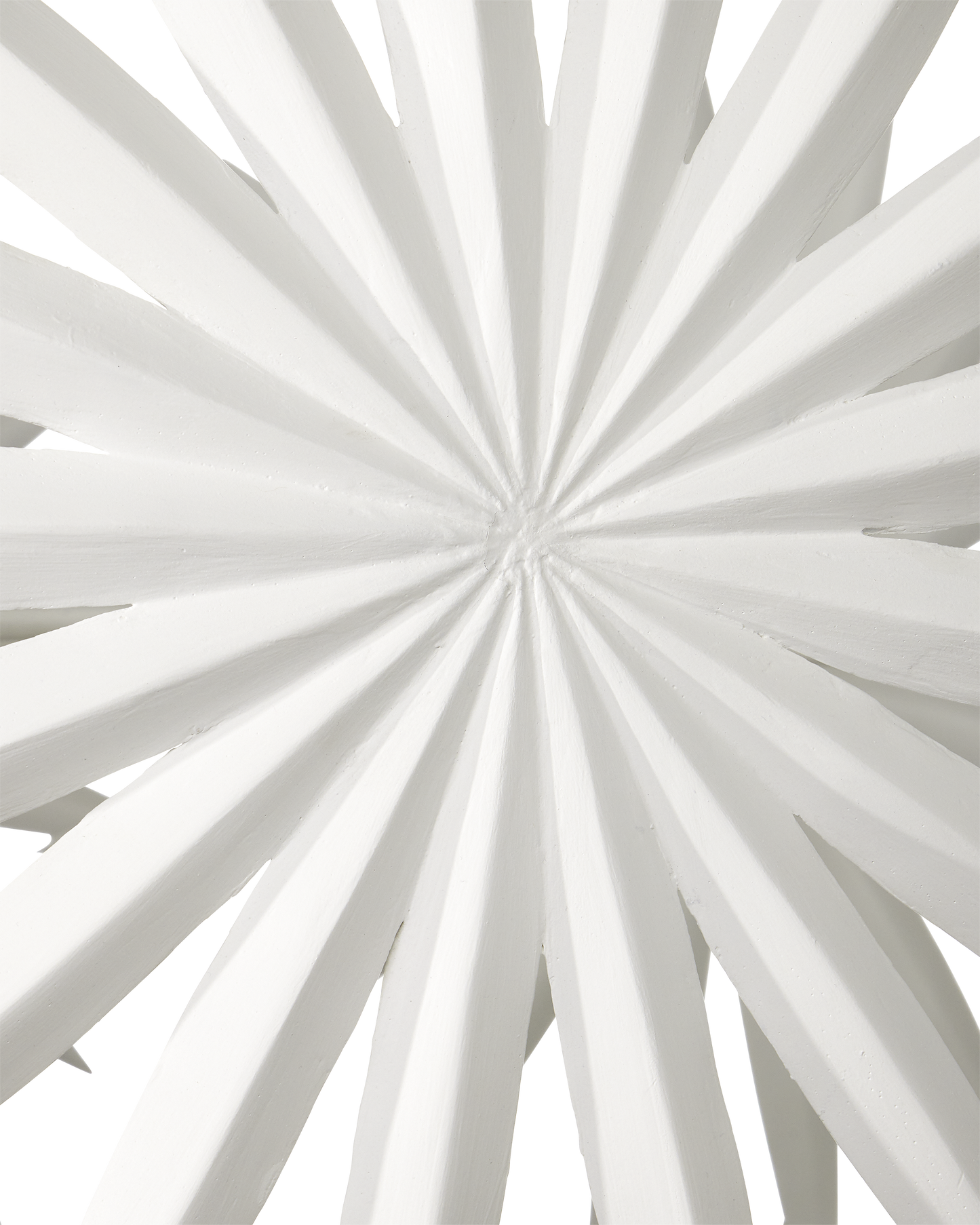 Bismarkia Large White Chandelier.