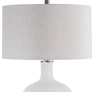 Whiteout Mottled Glass Table Lamp - #shop_name Table Lamps