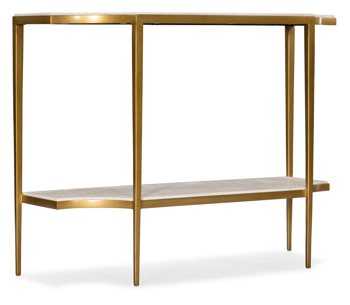 Commerce & Market Console Table - Gold Metal Frame.
