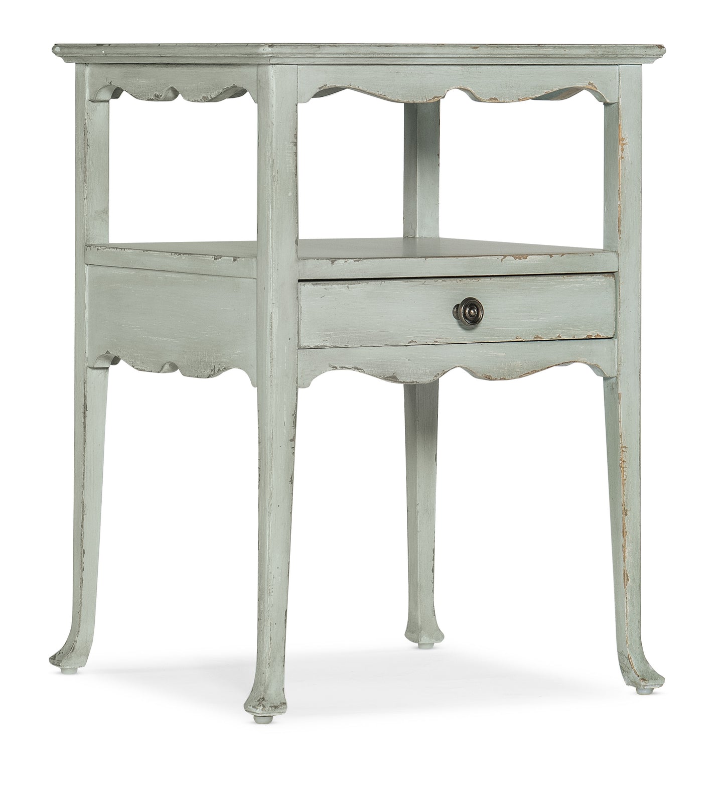 Charleston One-Drawer Accent Table - Haint Blue.