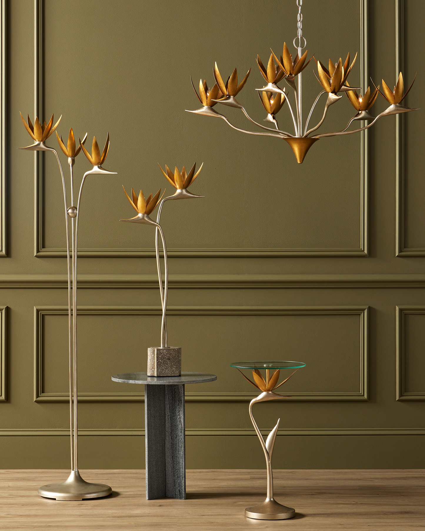 Paradiso Silver & Gold Table Lamp.