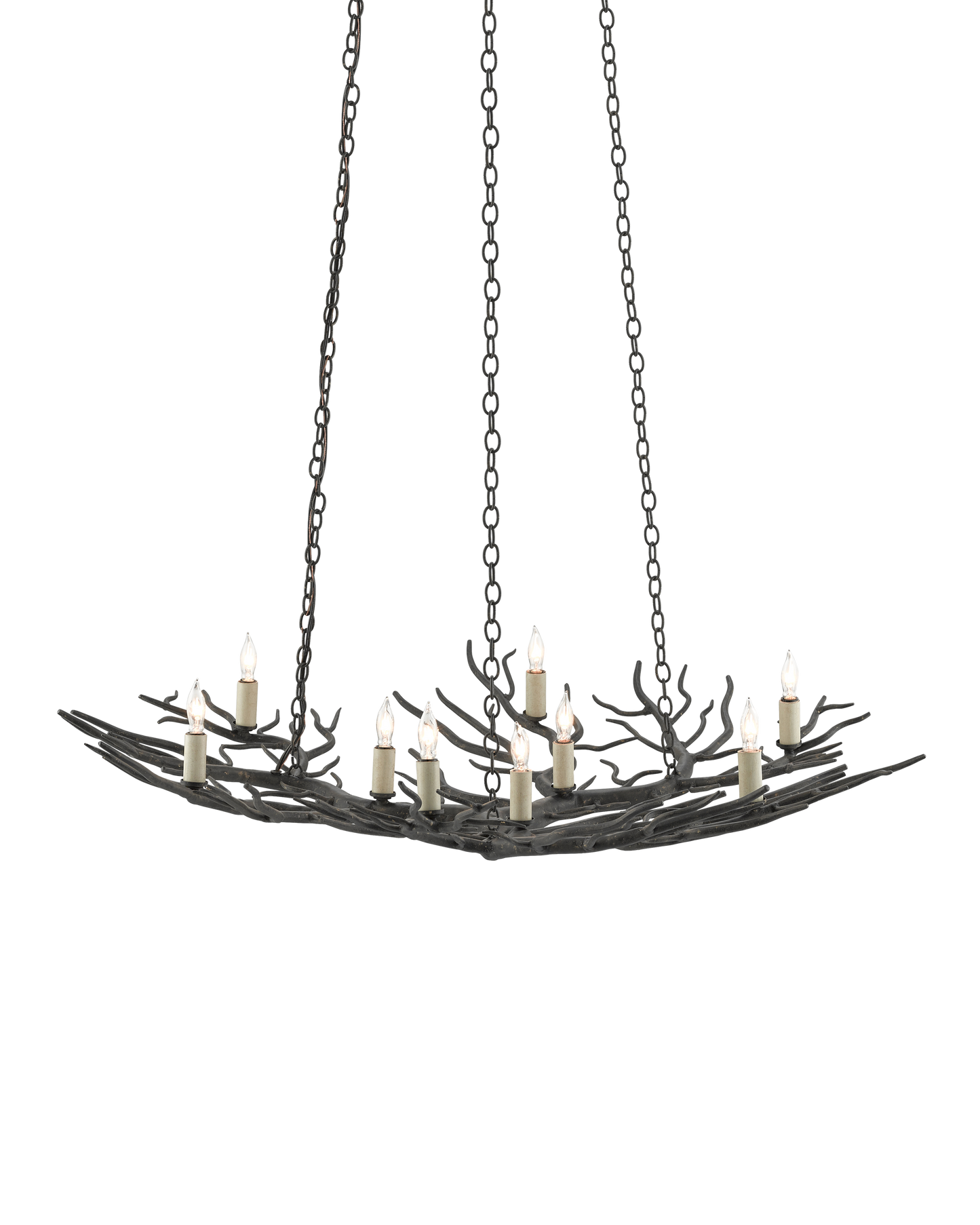 Rainforest Small Bronze Chandelier.