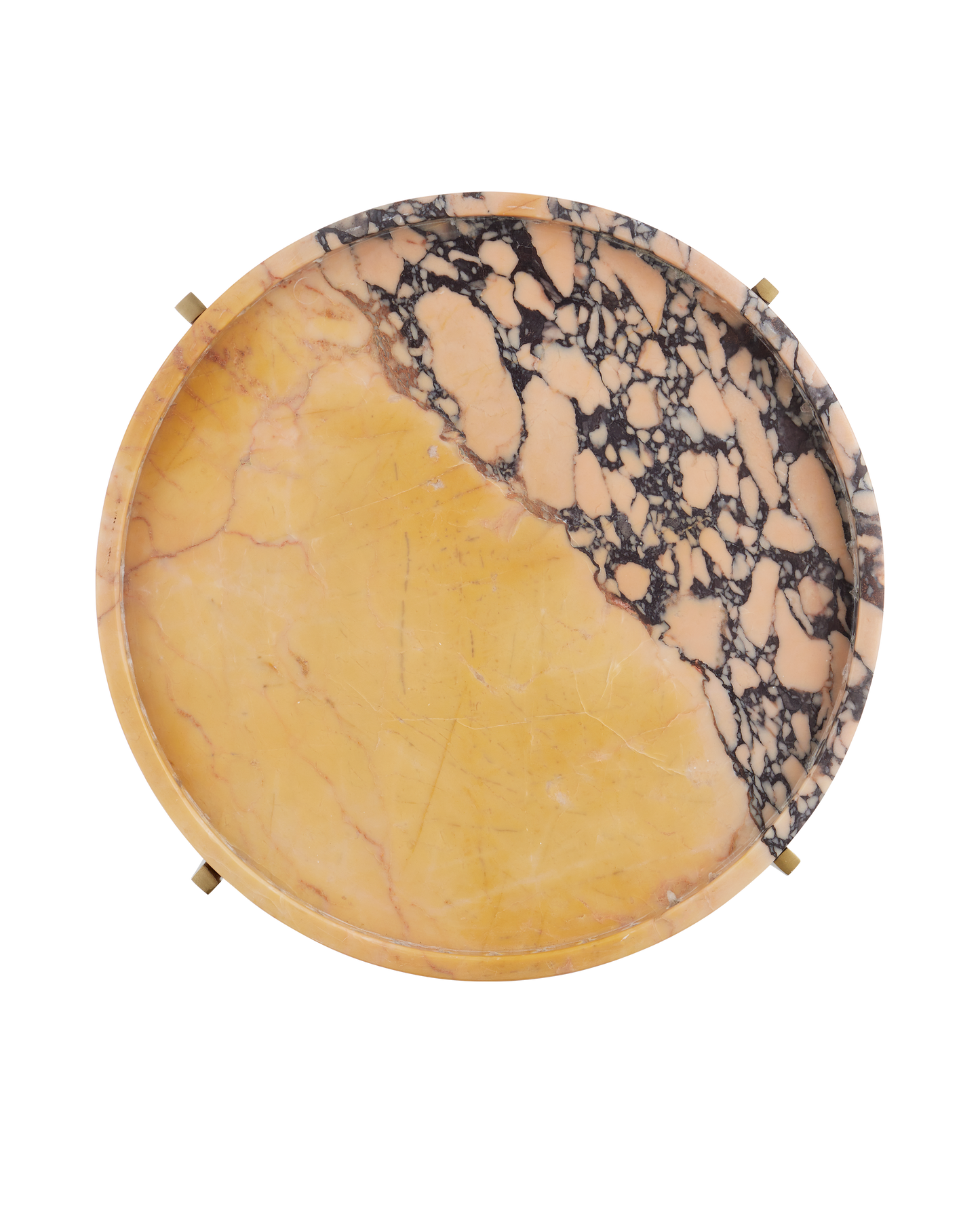 Freya Purple Breccia Accent Table.