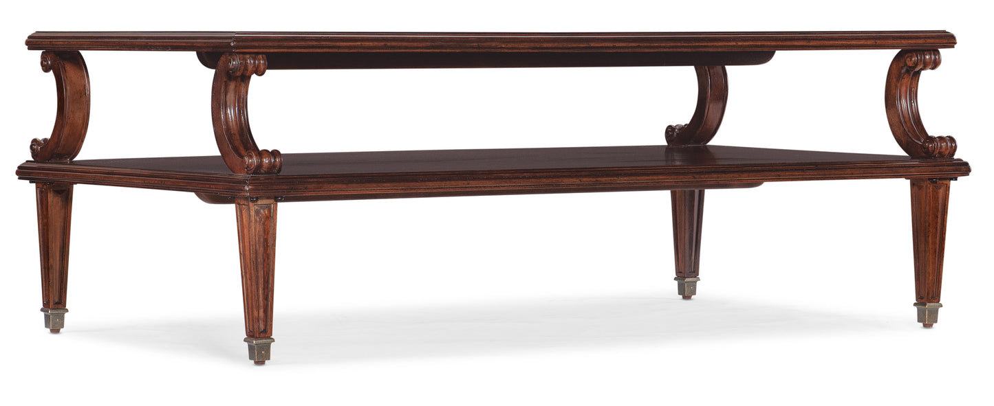 Charleston Rectangle Cocktail Table - Maraschino Cherry.
