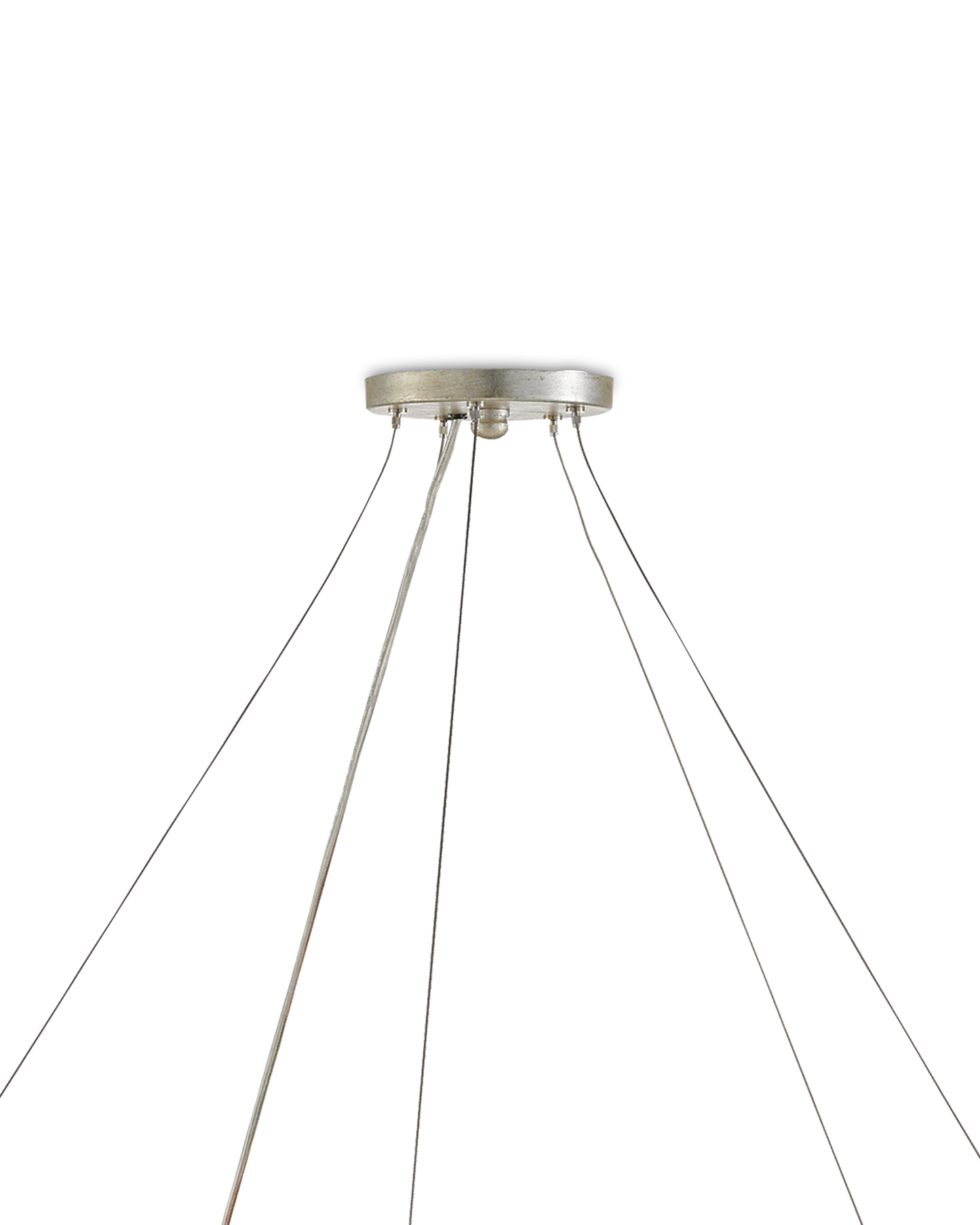 Ringmaster Silver Chandelier.