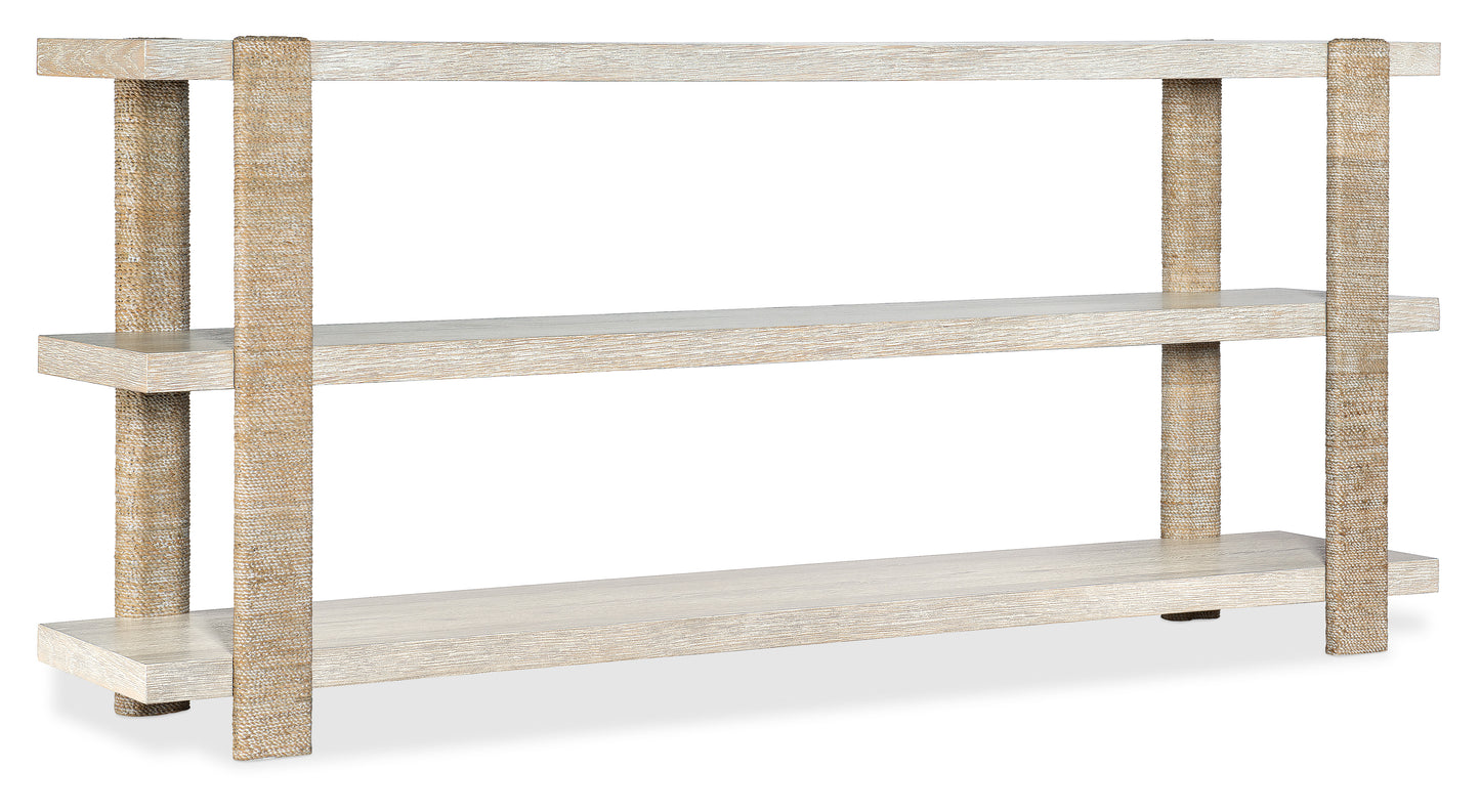Commerce & Market Console Table - Natural Light Wood.