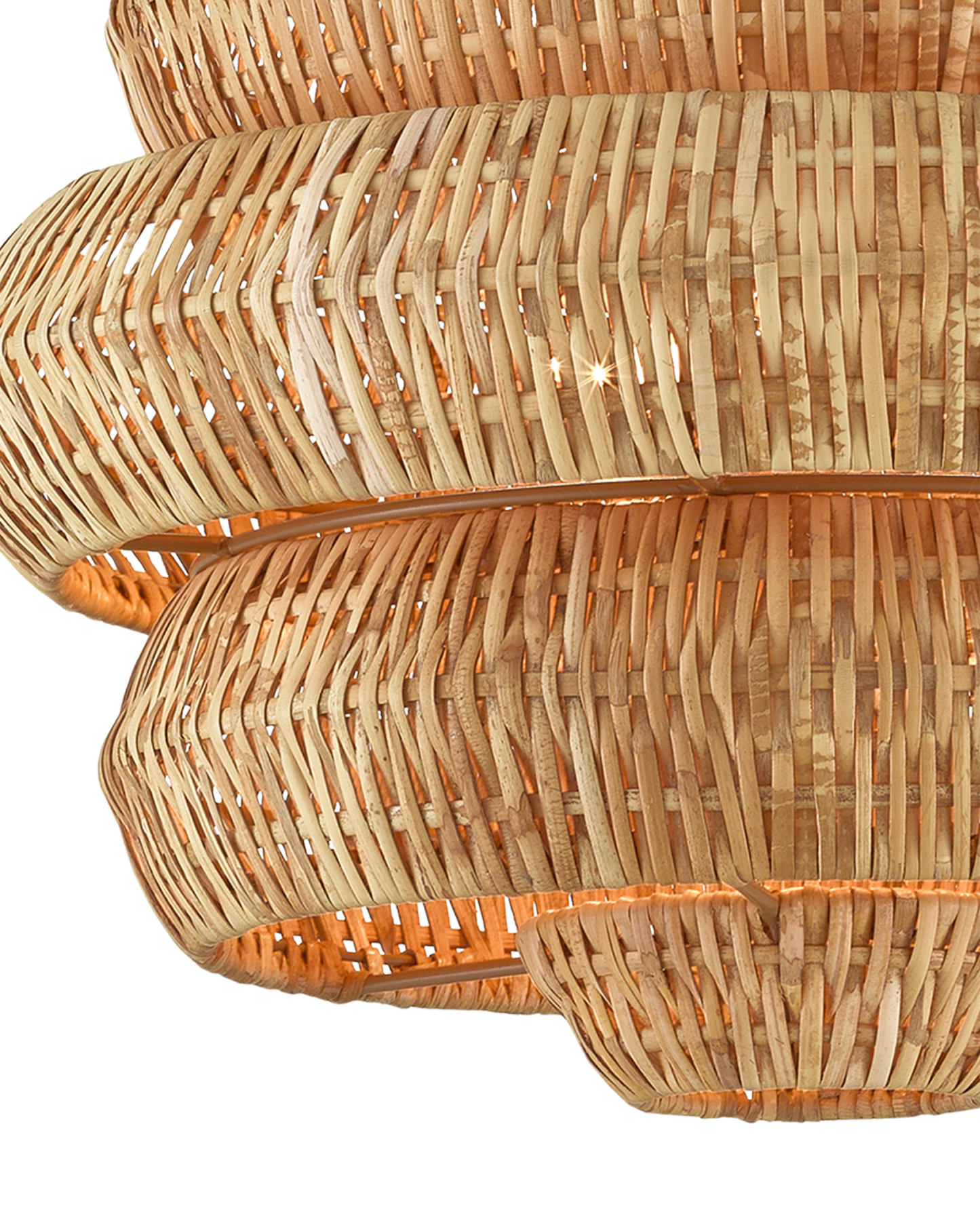 Antibes Small Natural Chandelier.