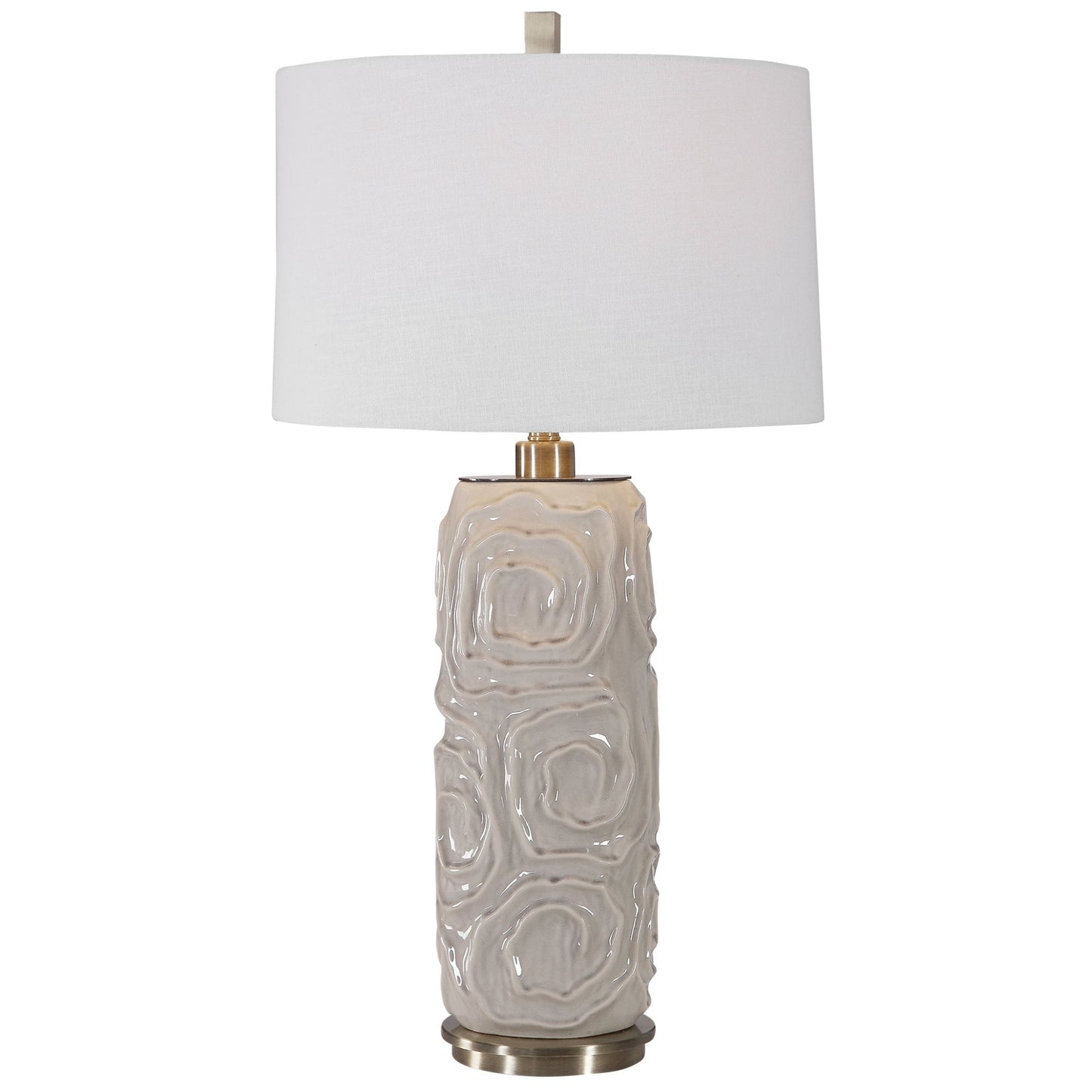 Zade Warm Gray Table Lamp.