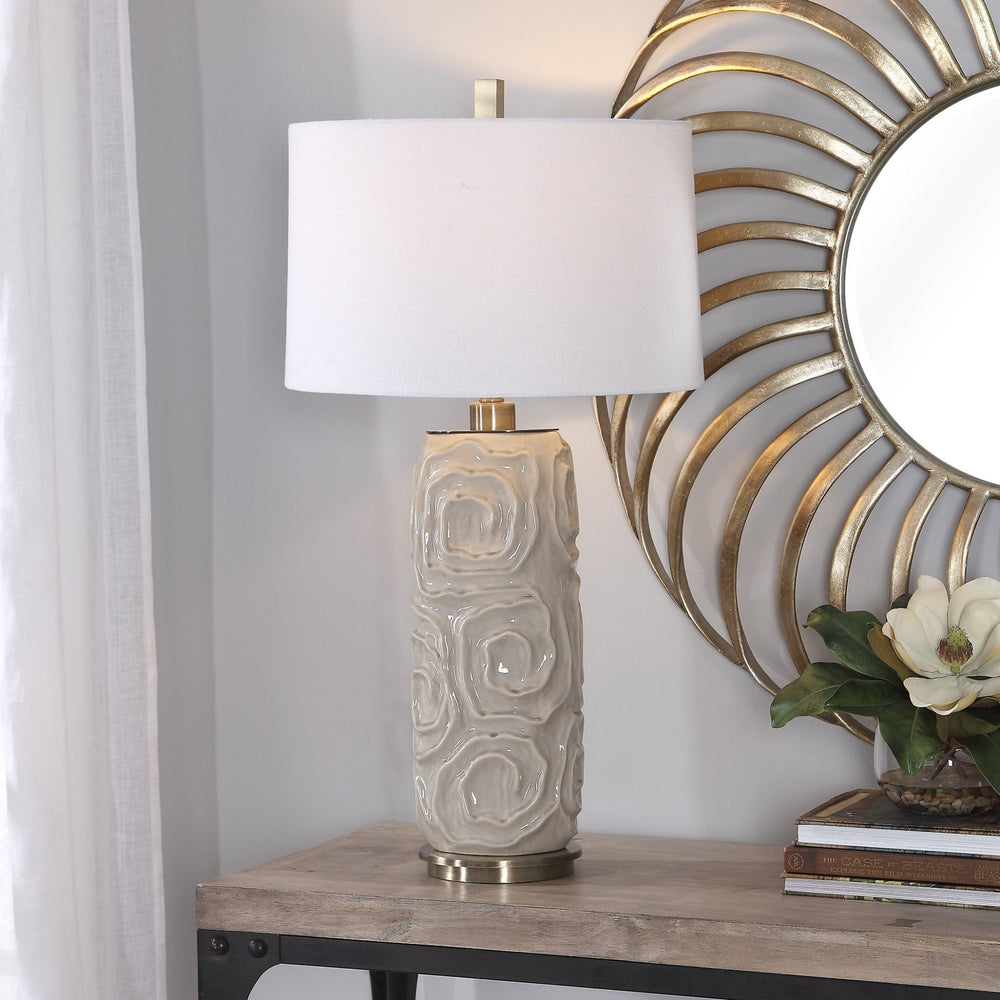 Zade Warm Gray Table Lamp - #shop_name Table Lamps