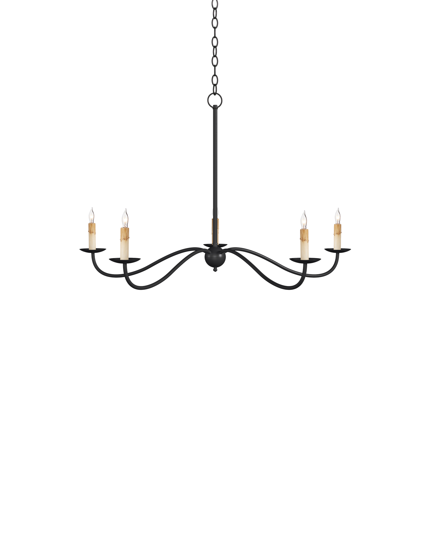 Saxon Small Black Chandelier.