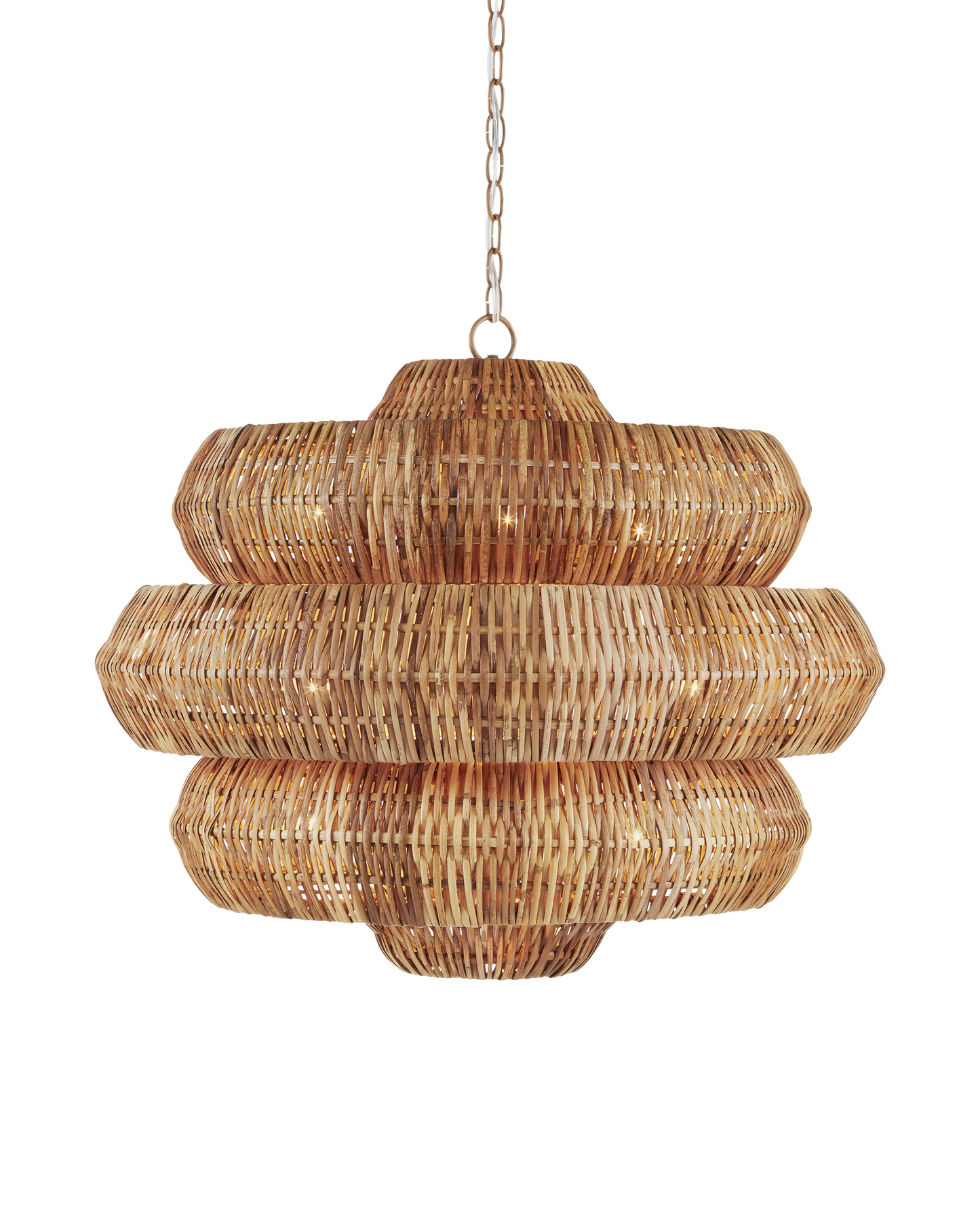 Antibes Medium Natural Chandelier.