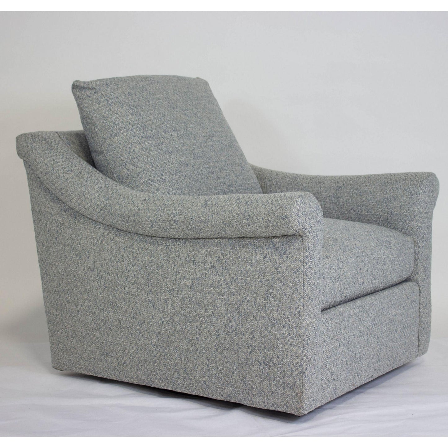 Danae Swivel Lounge Chair (Light Grey).