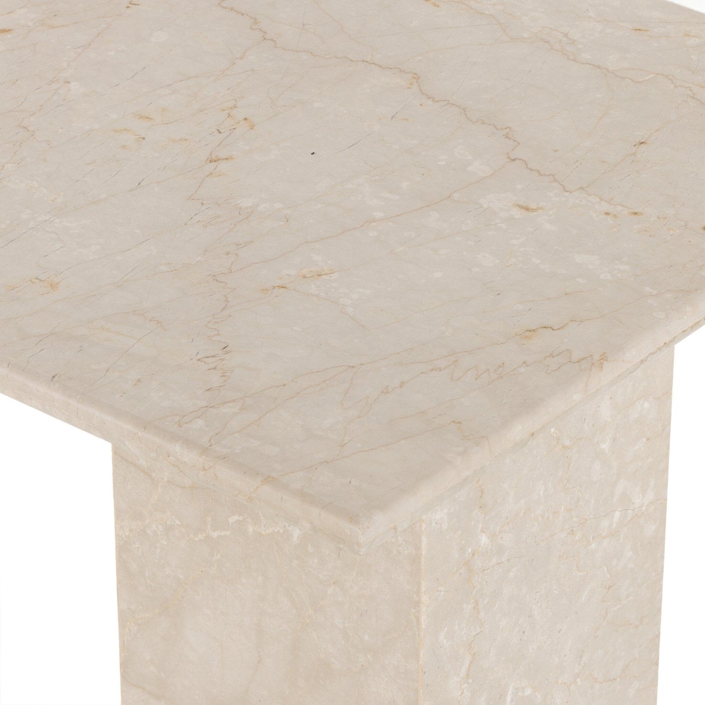 Arum Desk - Cream Marble.