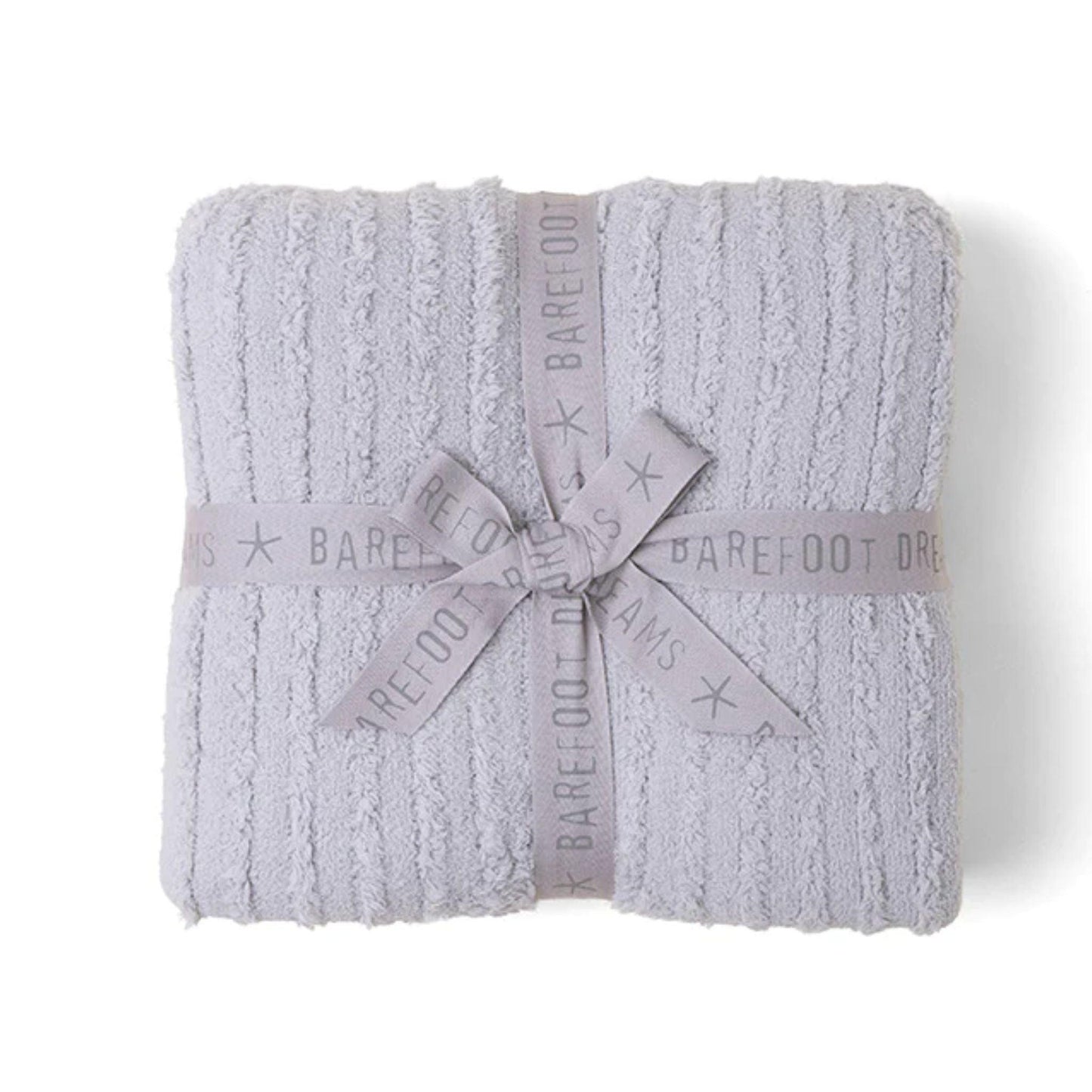 Barefoot Dreams CozyChic Angular Ribbed Throw Blanket.