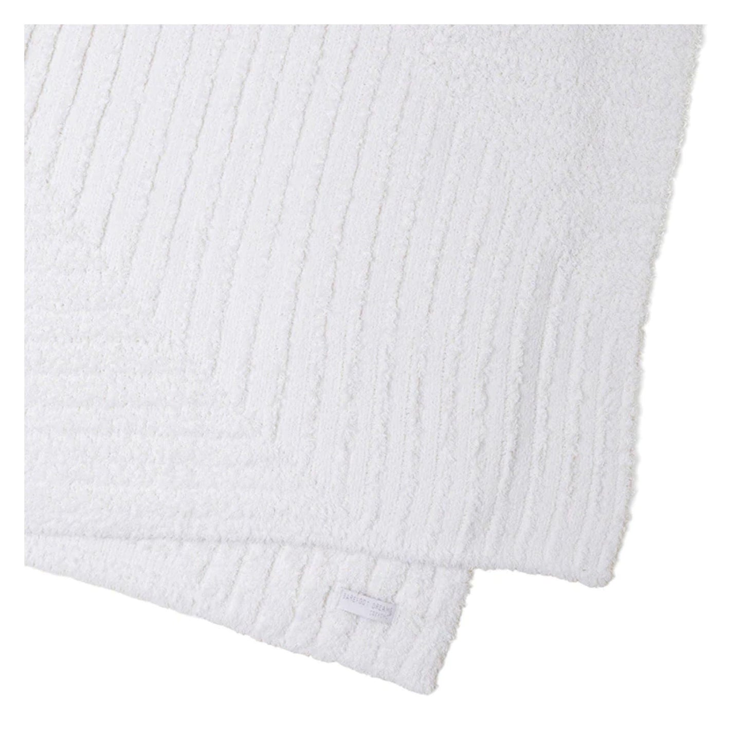 Barefoot Dreams CozyChic Angular Ribbed Throw Blanket.