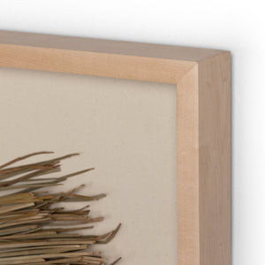 Beda Framed Sea Grass Object - Black - #shop_name Framed Objects & Textiles