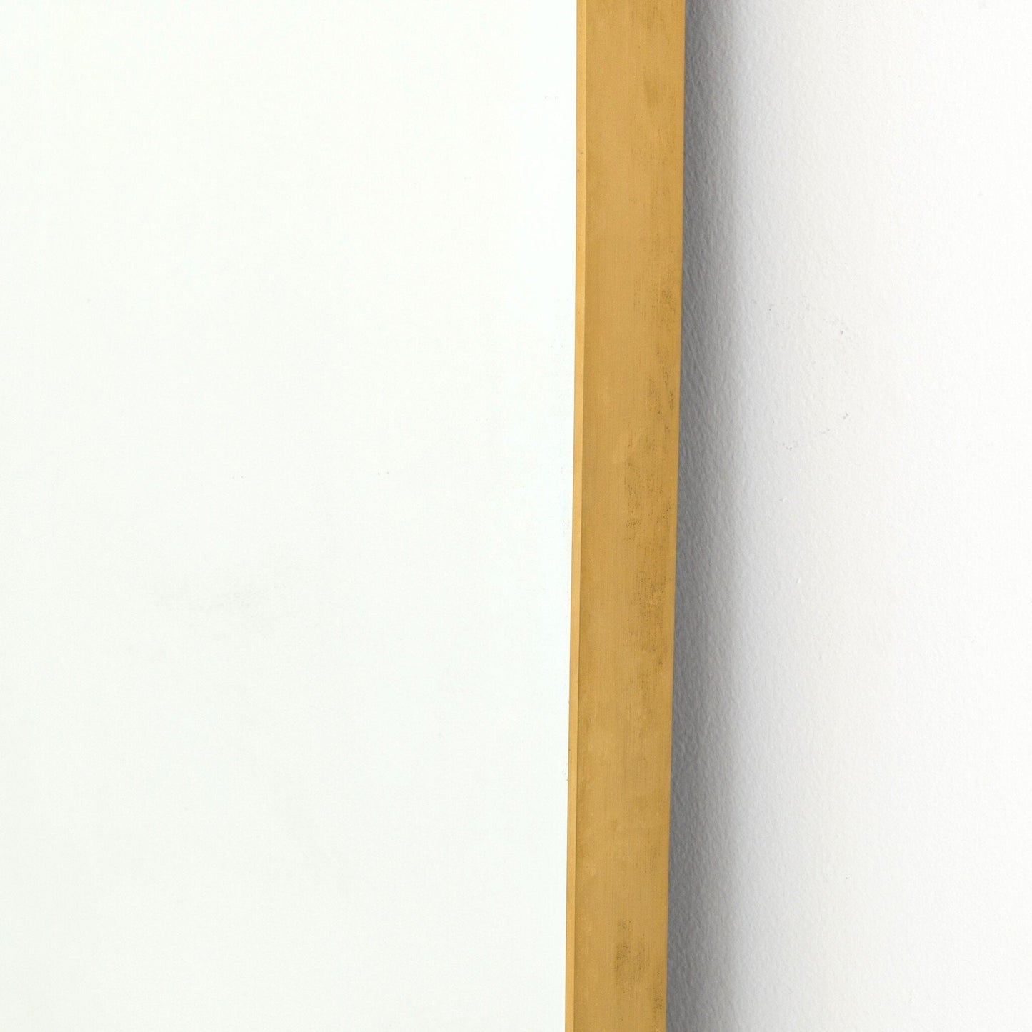 Bellvue Floor Mirror - Polished Brass.