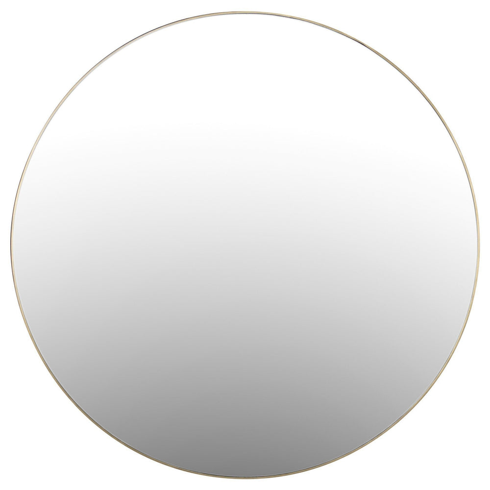 Bellvue Round Mirror - Polished Brass - #shop_name Mirrors