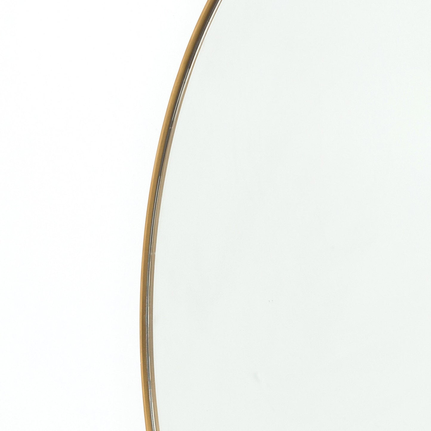Bellvue Round Mirror - Polished Brass.