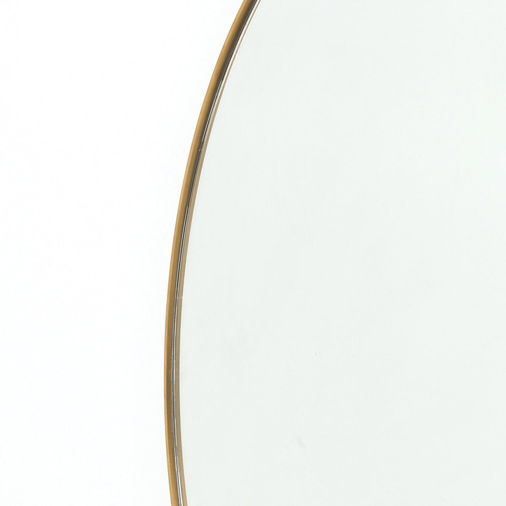 Bellvue Round Mirror - Polished Brass - #shop_name Mirrors