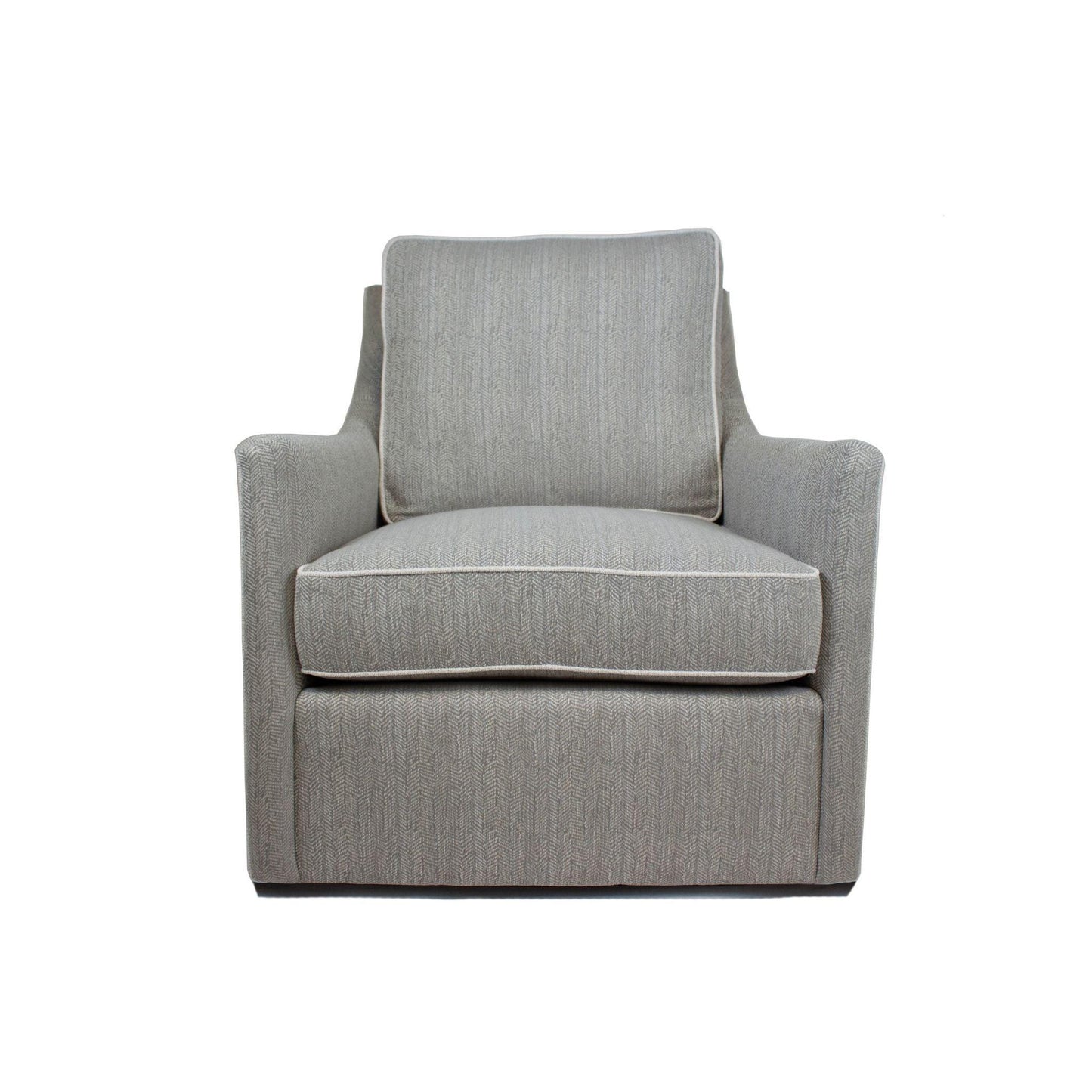 Benington Pewter Swivel Chair.