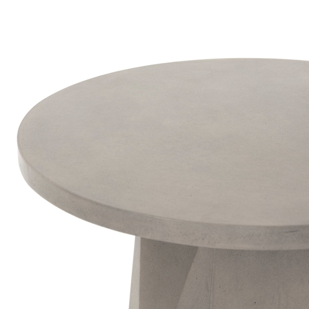 Bowman Outdoor End Table - Grey Concrete - #shop_name Outdoor Tables & Storage