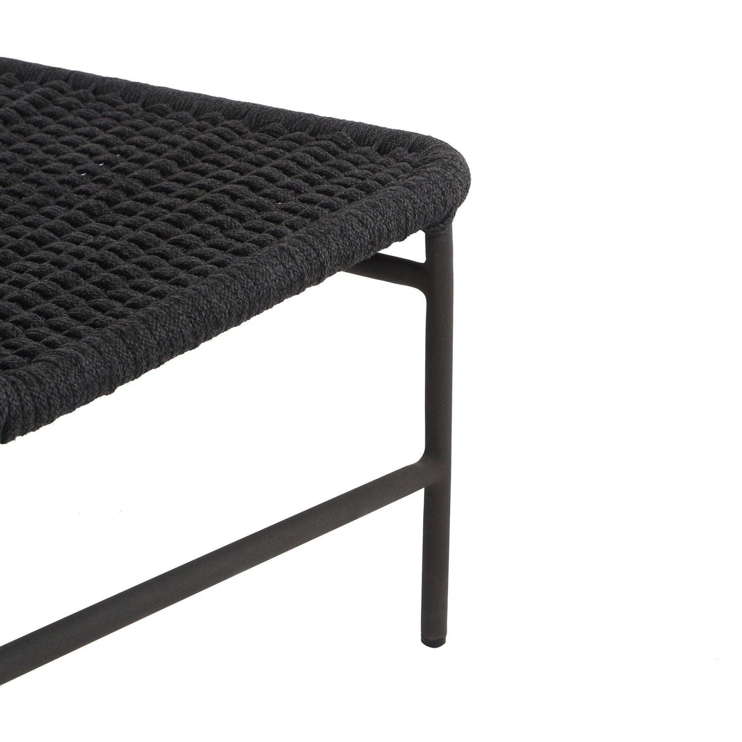 Bruno Outdoor Chair - Dark Grey Rope.