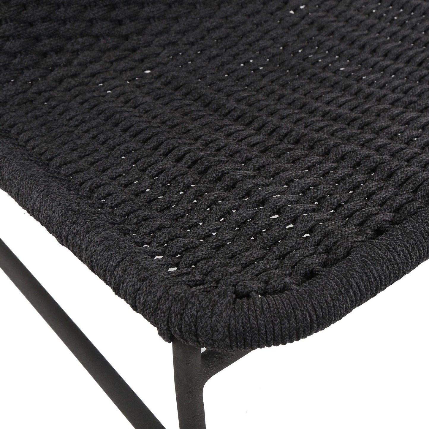 Bruno Outdoor Chair - Dark Grey Rope.