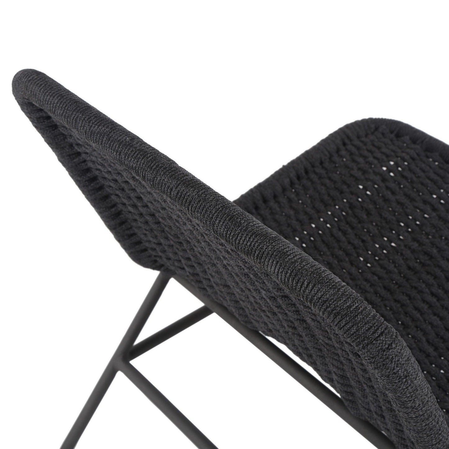 Bruno Outdoor Chair - Dark Grey Rope.