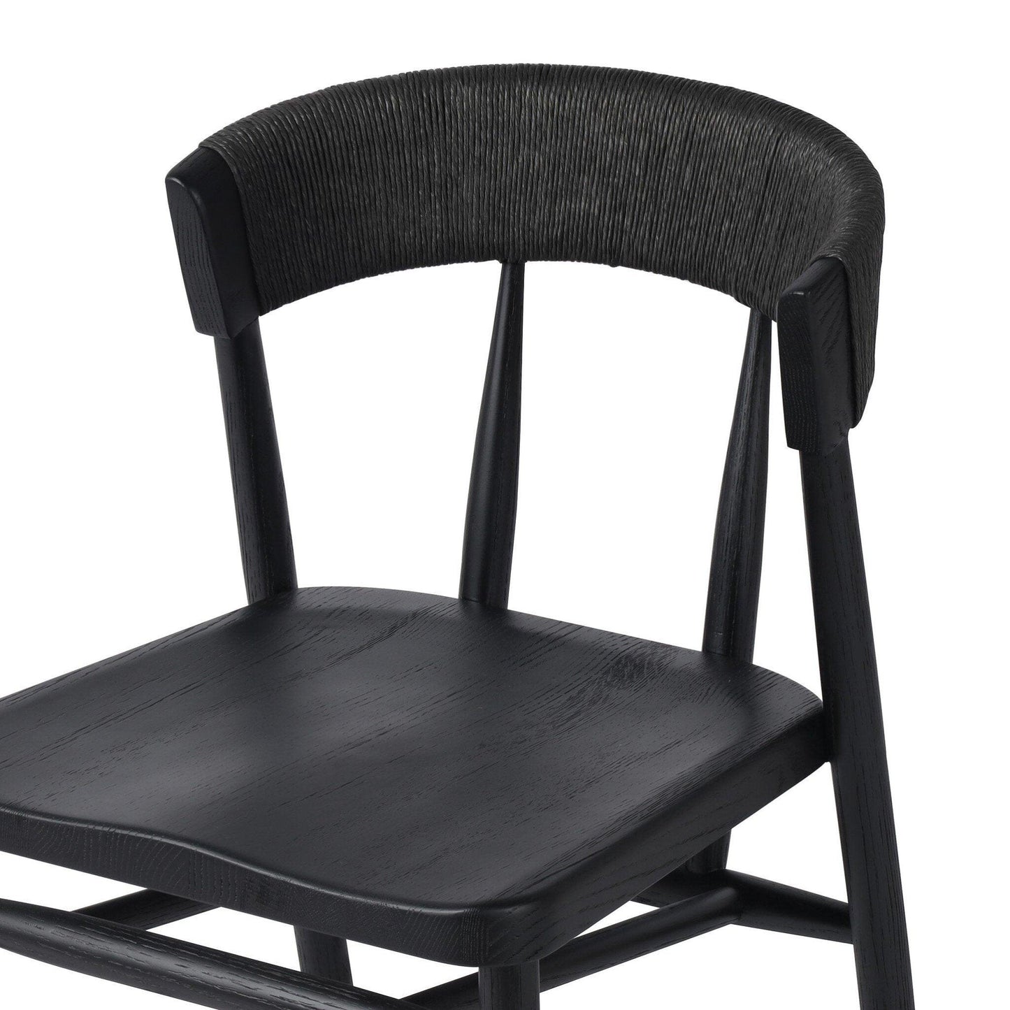 Buxton Counter Stool - Black Rush.