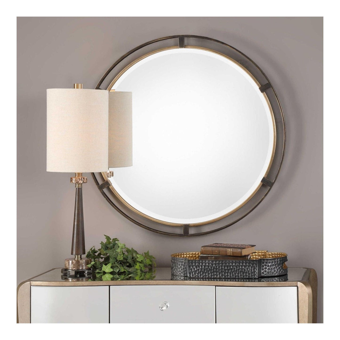 Carrizo Round Mirror.