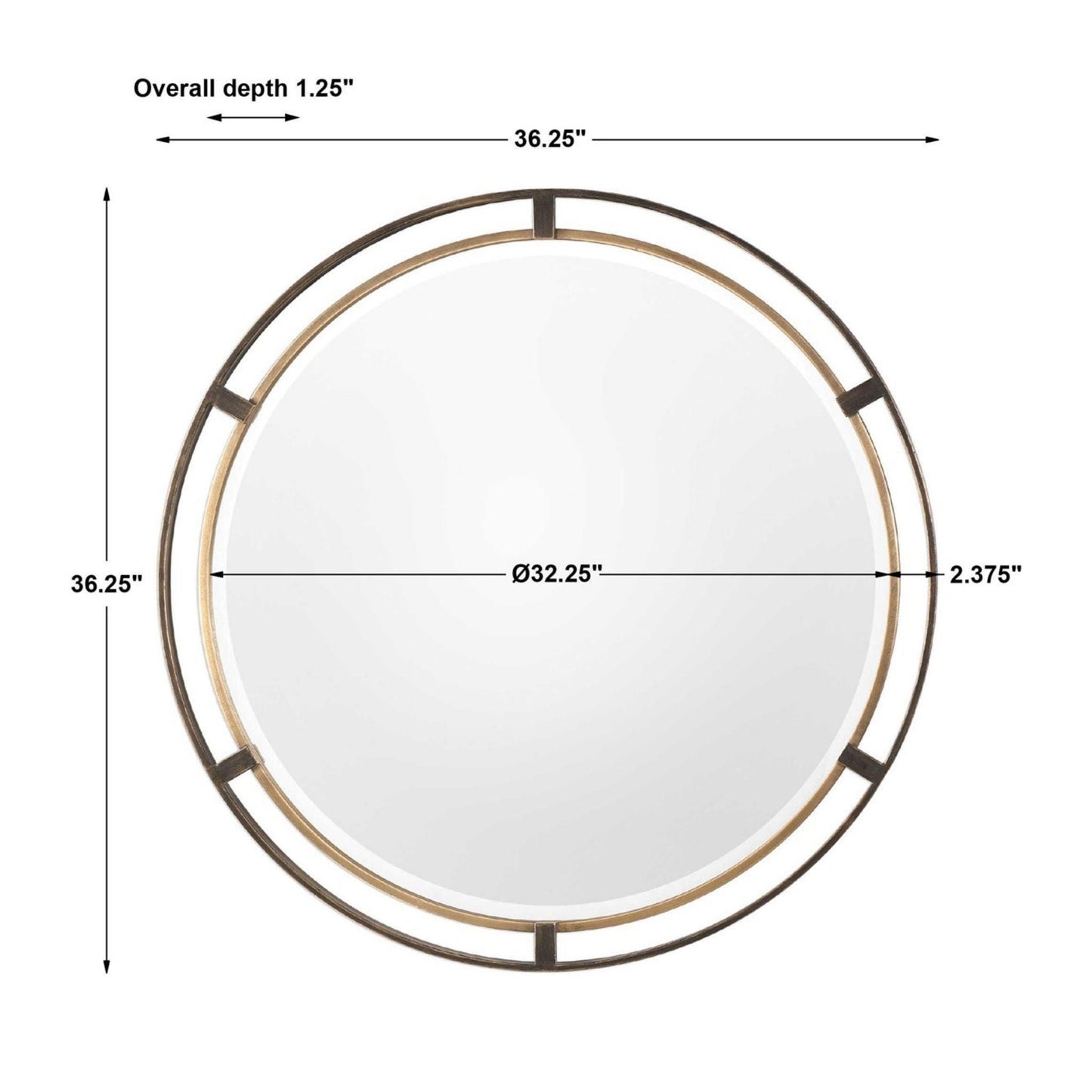 Carrizo Round Mirror.