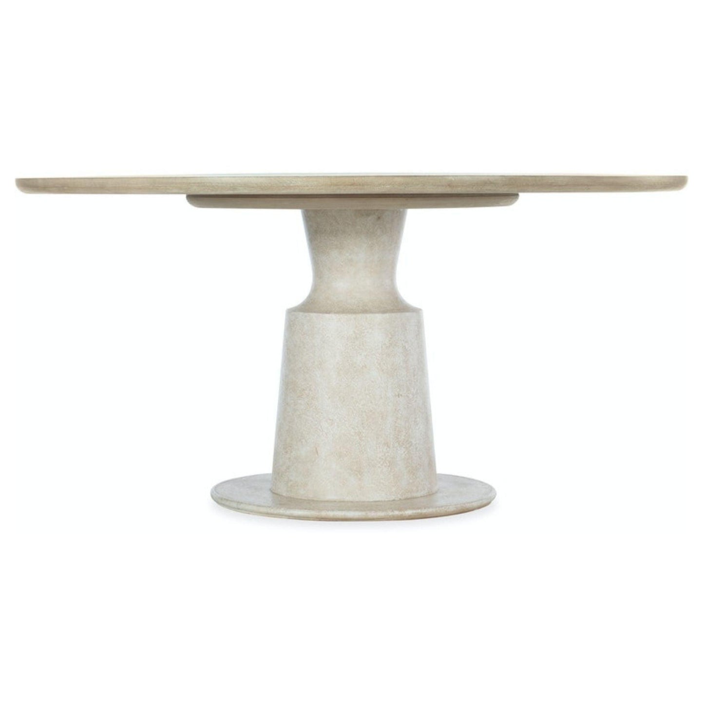 Cascade Pedestal Round Dining Table.