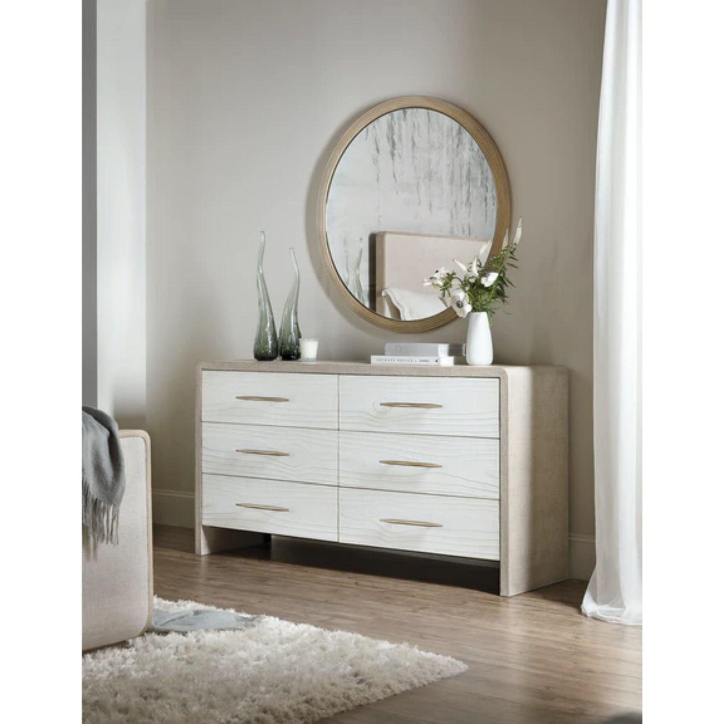 Cascade Six Drawer Dresser.