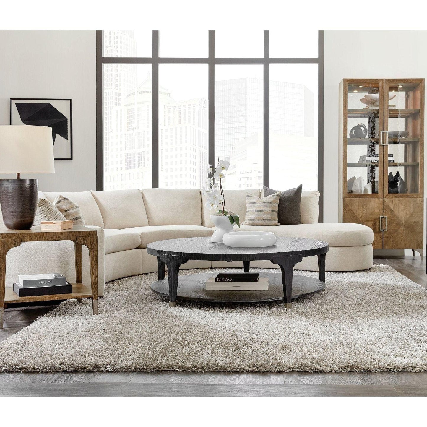 Chapman Round Cocktail Table.