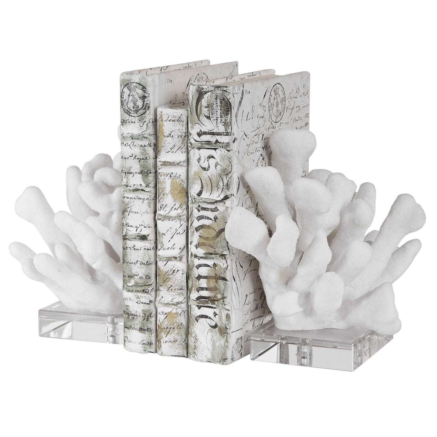 Charbel Bookends, Set of 2.