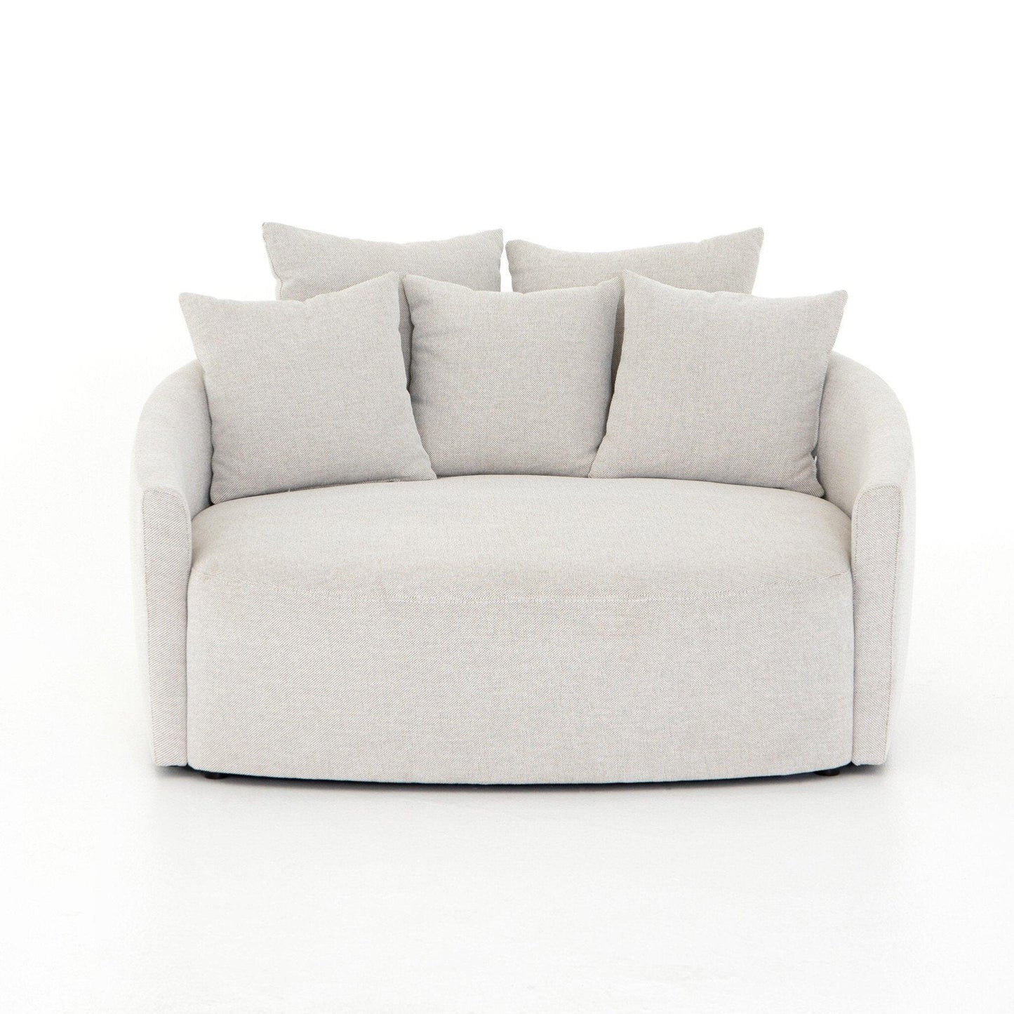 Chloe Media Lounger - Delta Bisque.