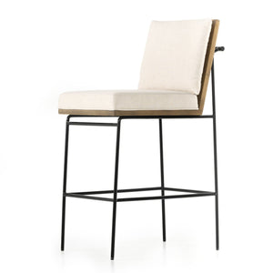 Crete Bar + Counter Stool - Savile Flax - #shop_name Chairs
