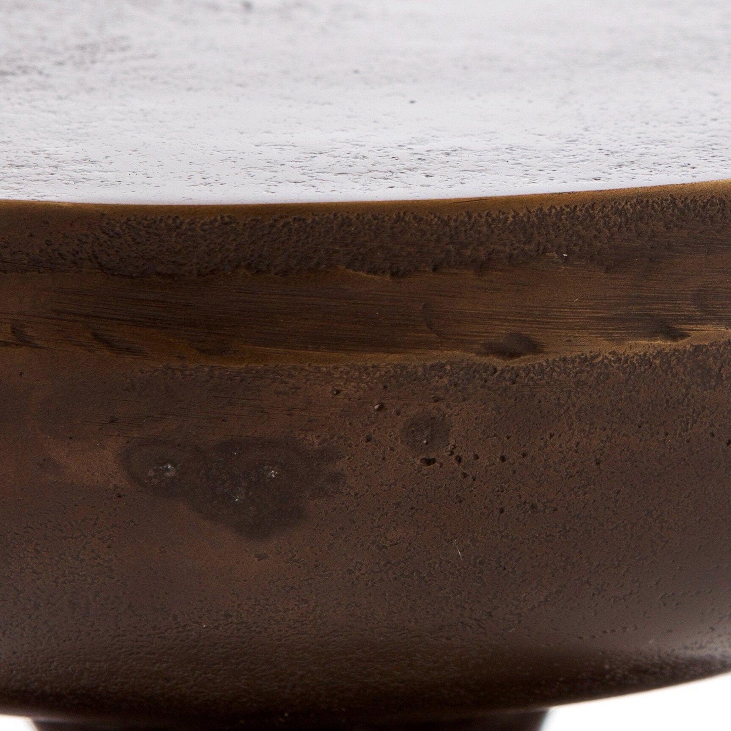 Cruz End Table - Antique Rust.