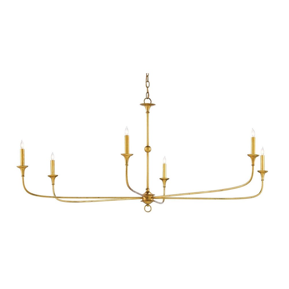 Currey & Company Nottaway Gold Large Chandelier - #shop_name Chandeliers