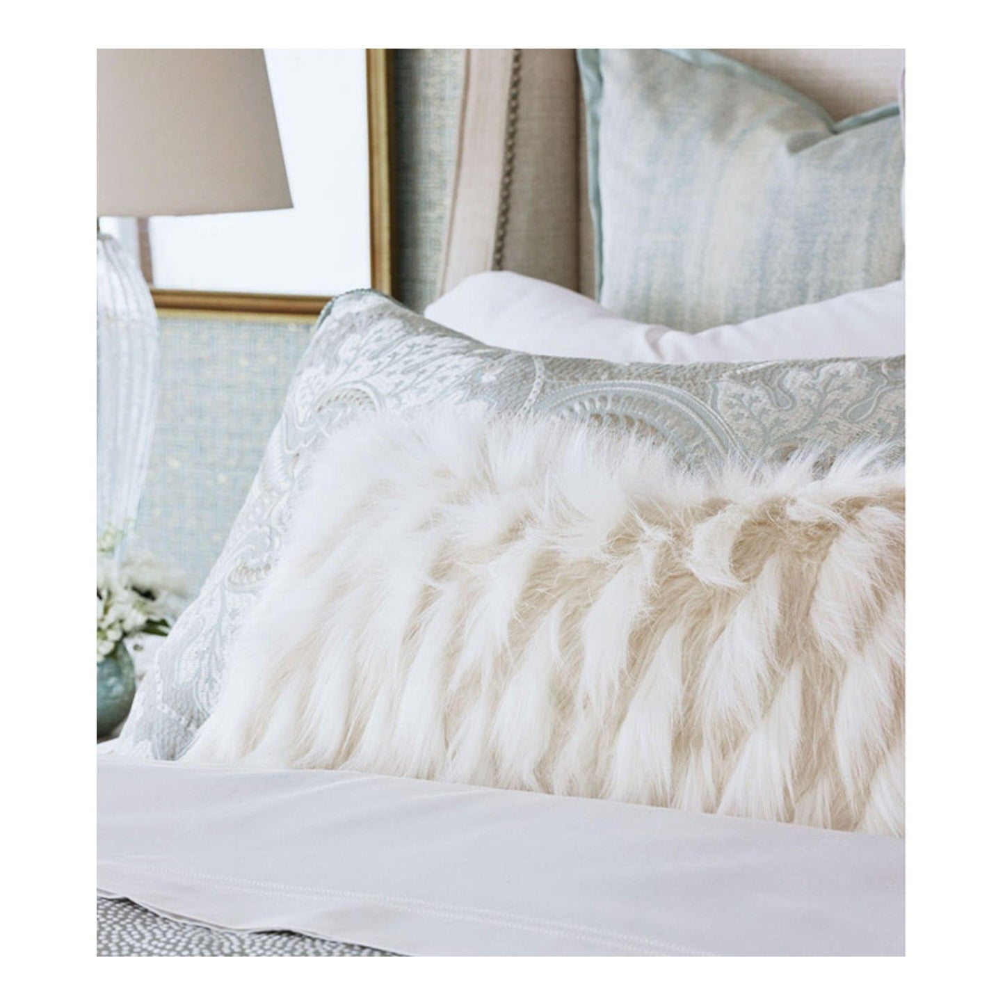 Danae Faux Fur Decorative Pillow.