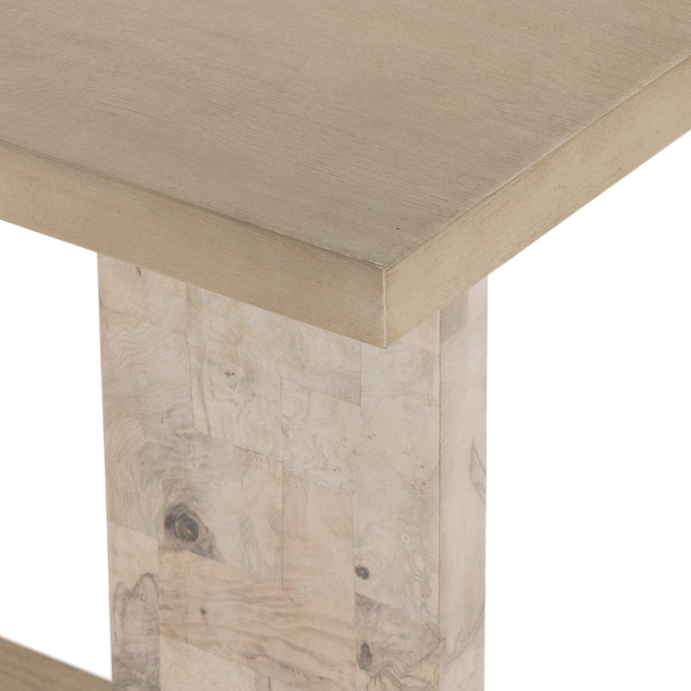 Darian Console Table - White Mahogany - #shop_name Console Tables