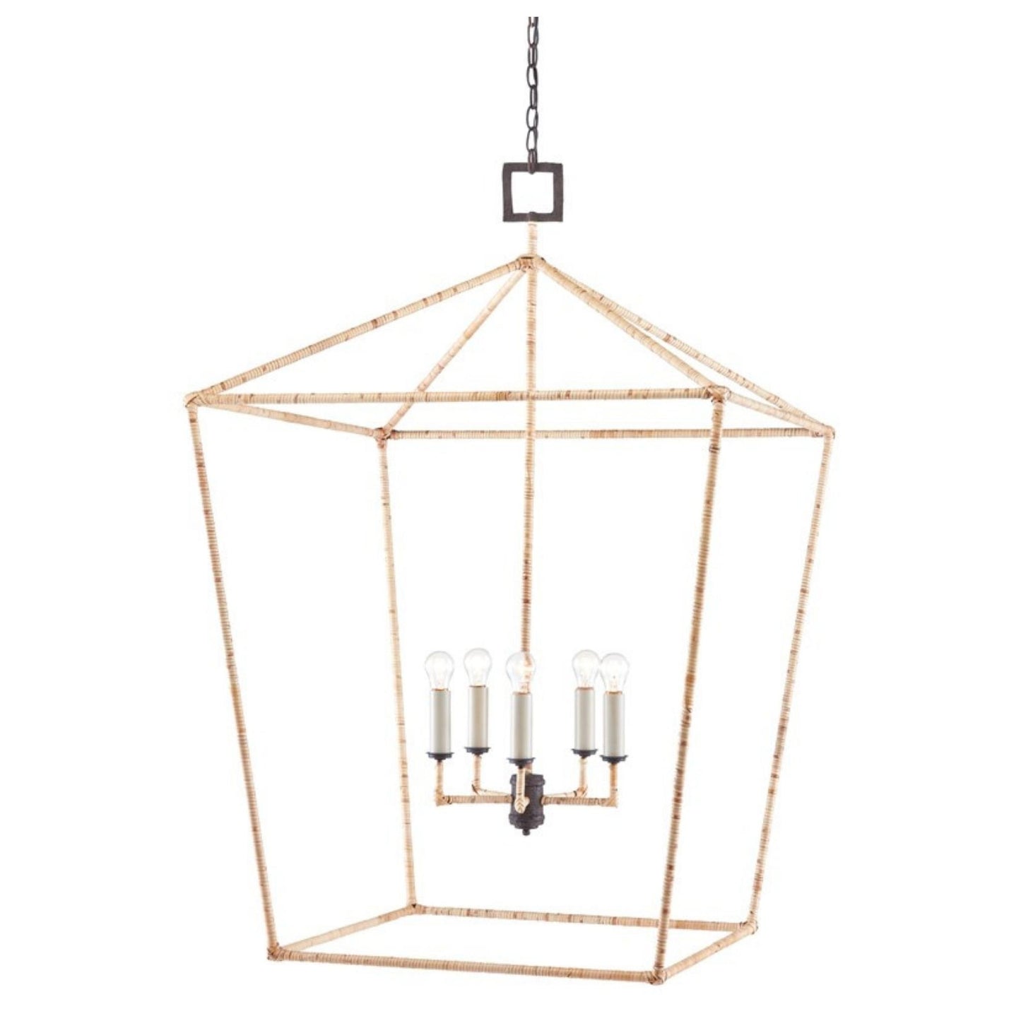 Denison Rattan Grande Lantern.