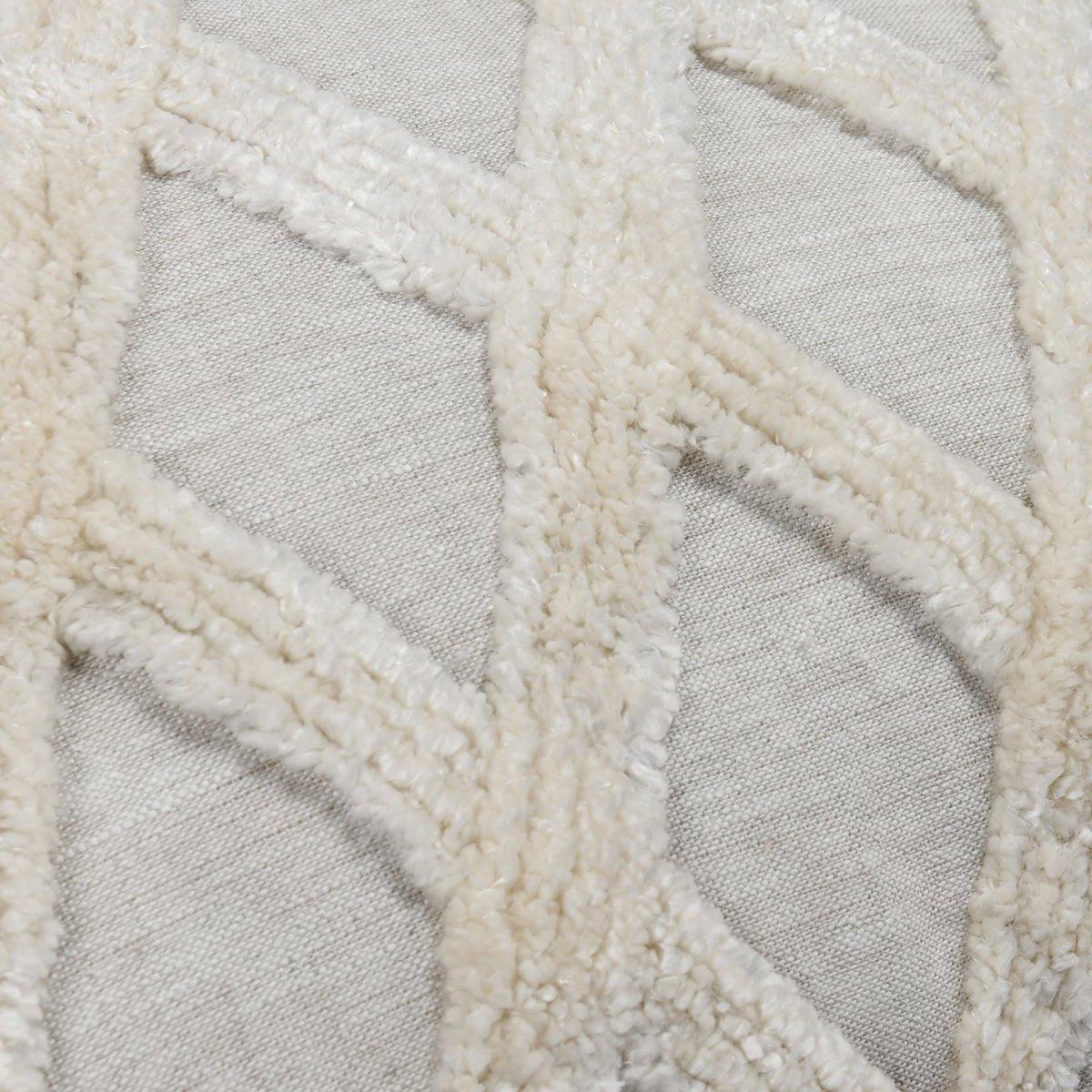 Ellett Natural/Ivory Pillow, Set of 2.