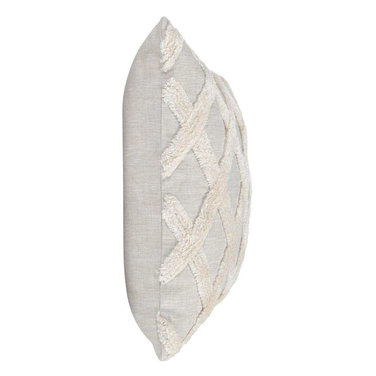 Ellett Natural/Ivory Pillow, Set of 2.